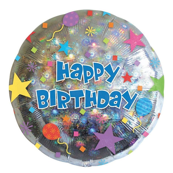 Foil Balloon - Happy Birthday Holo