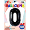 Foil Balloon - Jumbo Number 34" Black 0