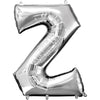 Foil Balloon - Jumbo Silver Letter Z