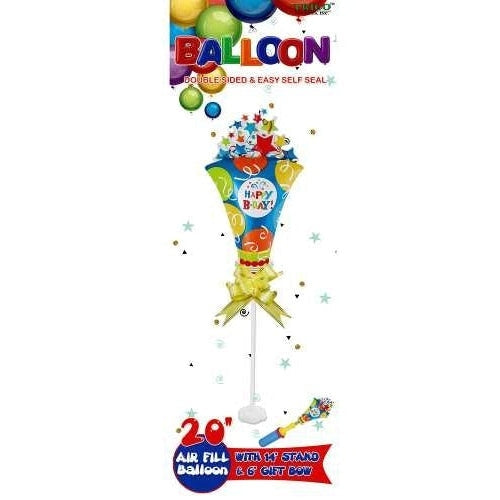 Foil Balloon - Mini Stand Popcorn Birthday