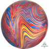 Foil Balloon - Orbz Marblez Colorful