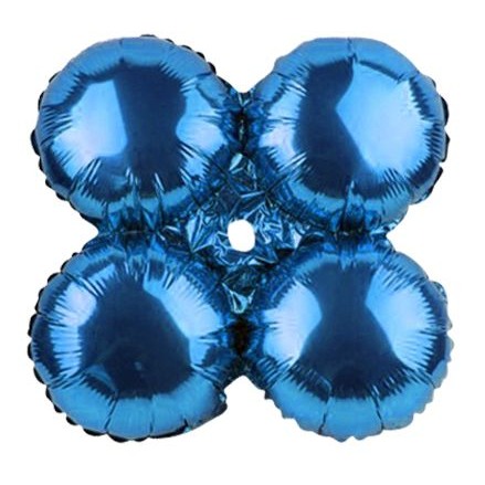 Foil Balloon - Quad 17" Blue