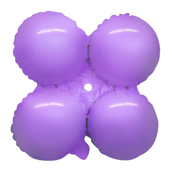 Foil Balloon - Quad 17" Macaron Lavender