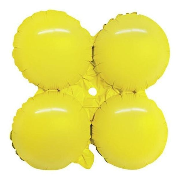 Foil Balloon - Quad 17" Macaron Yellow