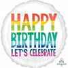 Foil Balloon - Rainbow Wishes
