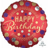 Foil Balloon - Red Satin Party Hat