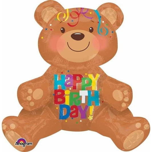 Foil Balloon - Sitter Bear Air Inflate