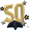 Foil Balloon - Sitter Celebrate 50 Air Inflate
