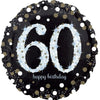 Foil Balloon - Sparkling Birthday 60