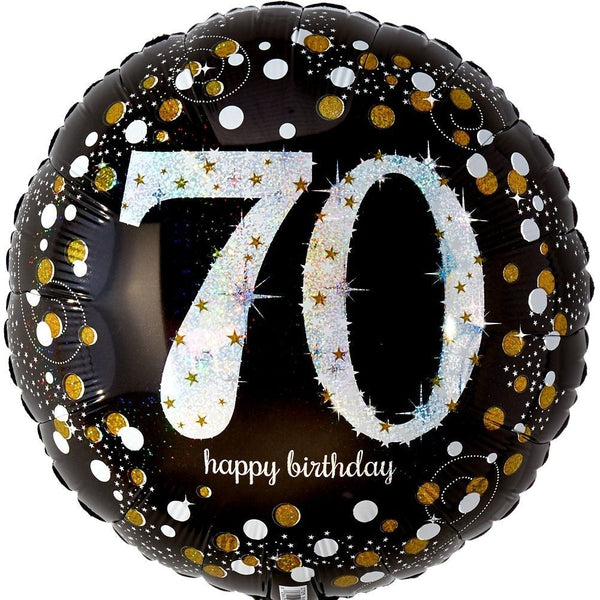 Foil Balloon - Sparkling Birthday 70