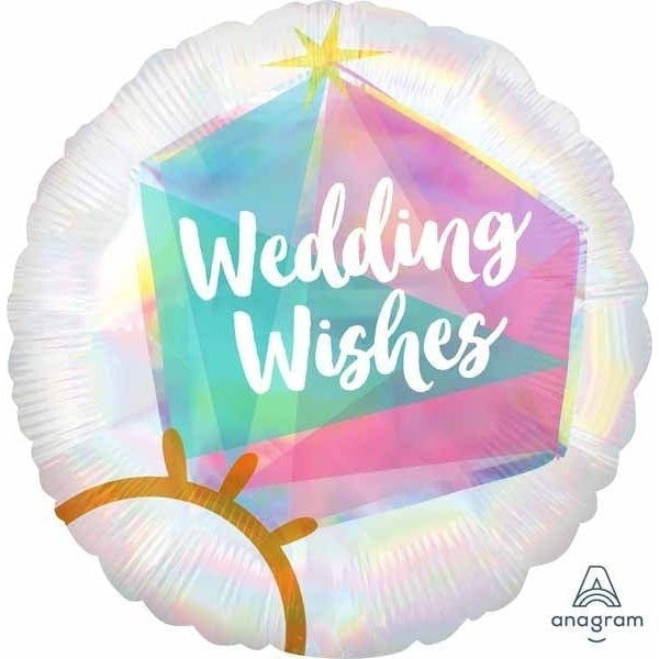 Foil Balloon - Wedding Ring Holo