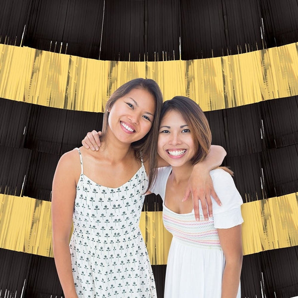 Foil Decorating Backdrop - Black