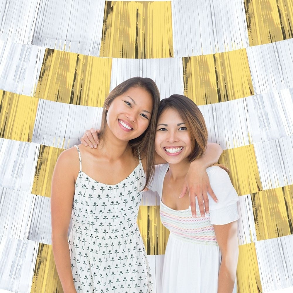 Foil Decorating Backdrop - Gold