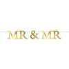 Foil Mr & Mr Banner
