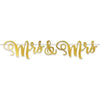 Foil Mrs & Mrs Banner