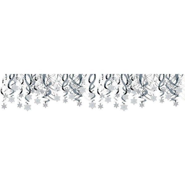 Foil Snowflake Mega Value Pack Foil Swirl