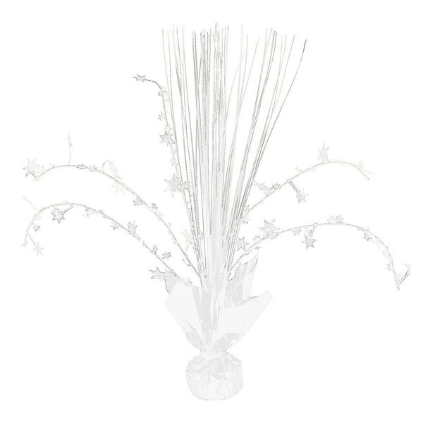 Foil Spray Centerpiece - Frosty White