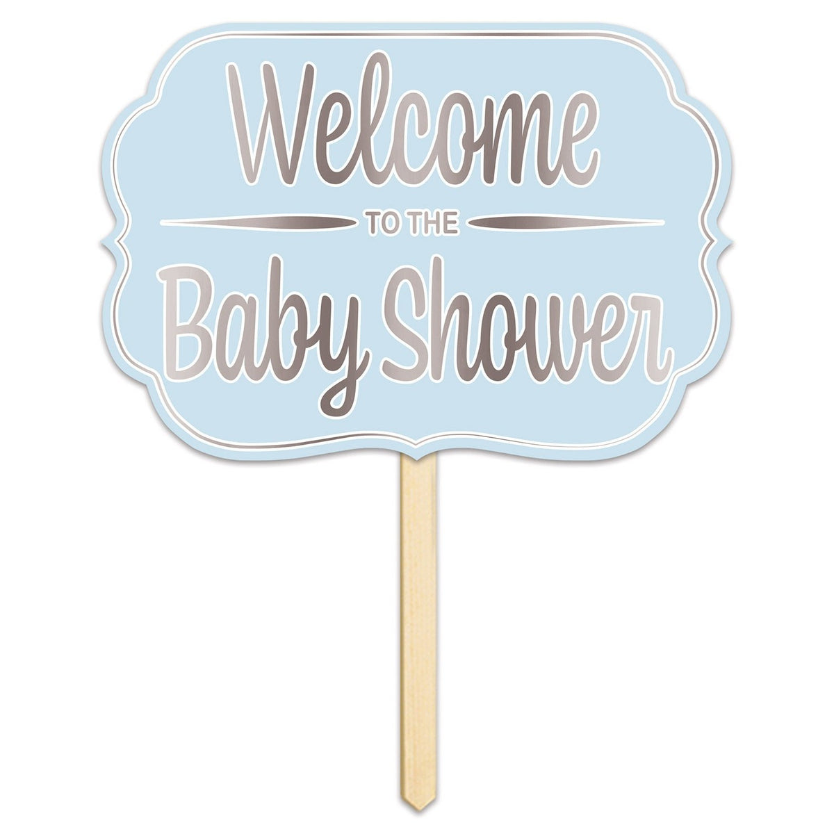 Foil Welcome Tothe Baby Shower Yard Sign