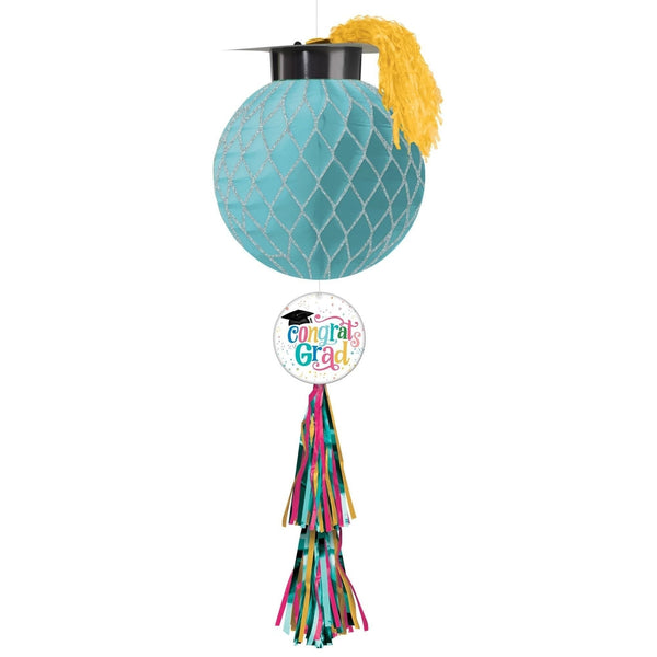 Follow Your Dreams Glitter Honeycomb Ball W/ Tail