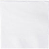 Frosty White Value Solid Beverage Napkins