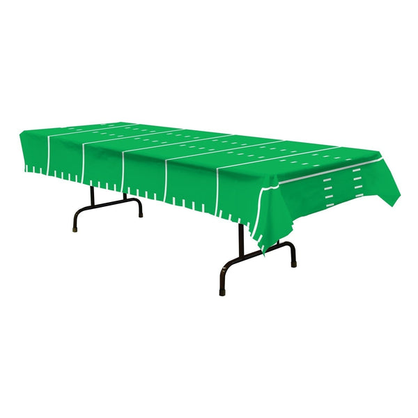 Game Day Football Tablecover Plastic