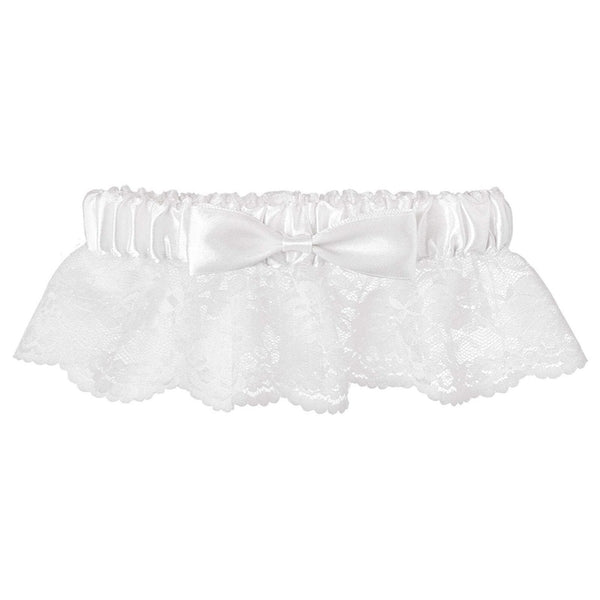 Garter - Lace With White Ribbon