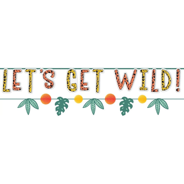 Get Wild Birthday Banner Kit