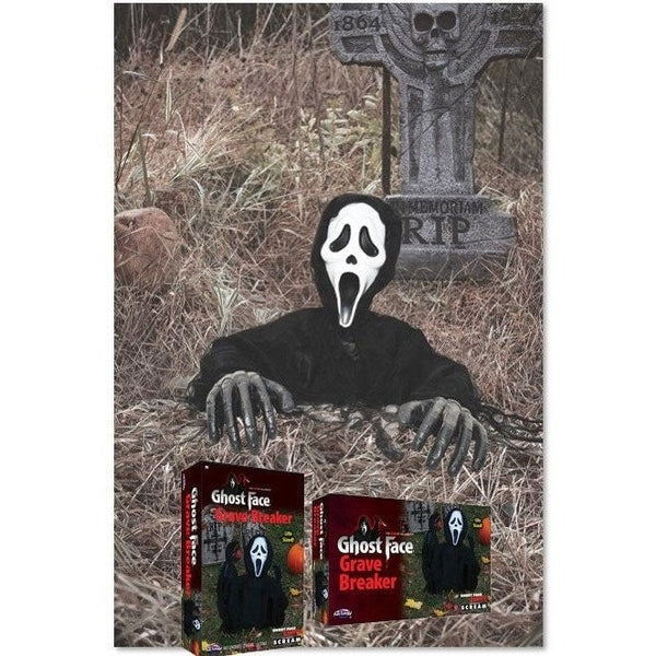 Ghost Face Scream Stalker Gravebreaker 12" Prop