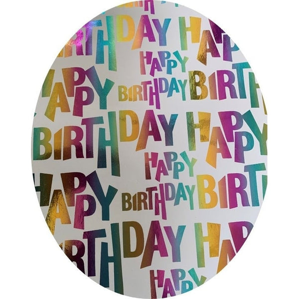 Gift Wrap - Birthday Rainbow