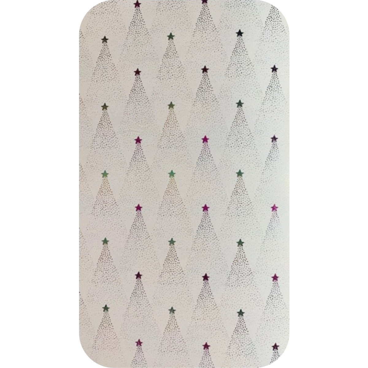 Gift Wrap - Xmas Trees W/Stars