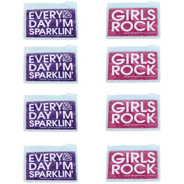 Glitter Coin Purses, 8 Count.