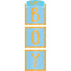 Glitter Drop Decoration - Boy
