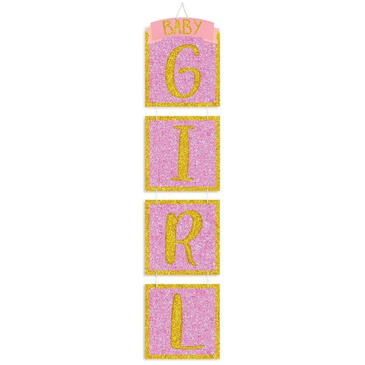 Glitter Drop Decoration - Girl