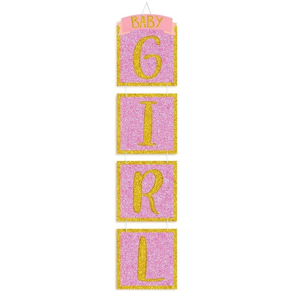 Glitter Drop Decoration - Girl