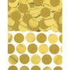 Glitter & Foil Circle Confetti - Gold