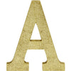 Glitter Gold Letter A Sign