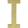 Glitter Gold Letter I Sign