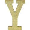 Glitter Gold Letter Y Sign