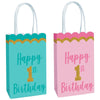 Glitter Kraft Bag-1St Birthday