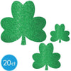 Glitter Shamrock Mega Value Pack Cutouts