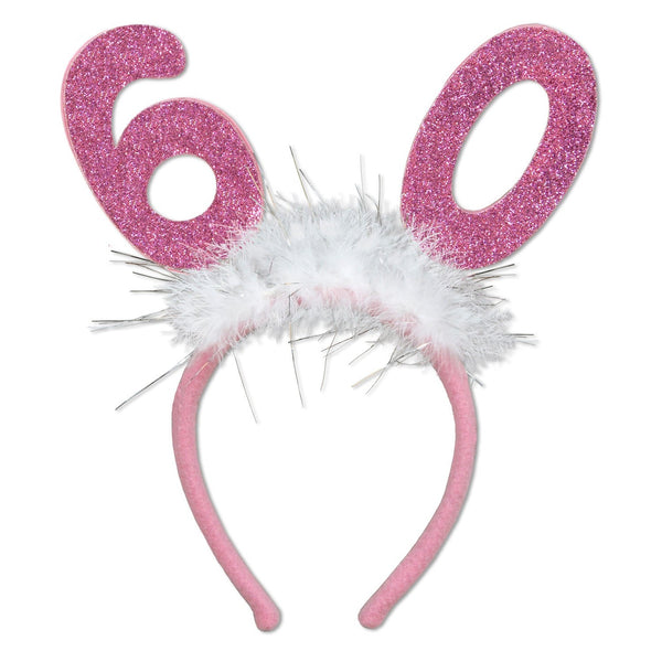 60 Glittered Boppers W/Marabou