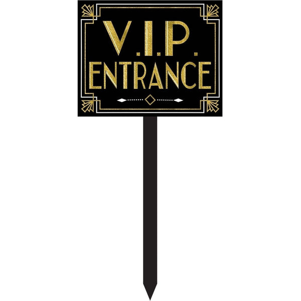 Glitz & Glam Vip Entrance Lawn Yard Stake