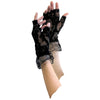 Black Lace Fingerless Gloves