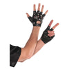 Studded Fingerless Gloves