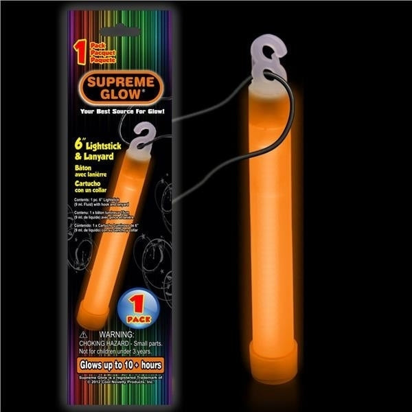 Glow - 6" Stick Orange