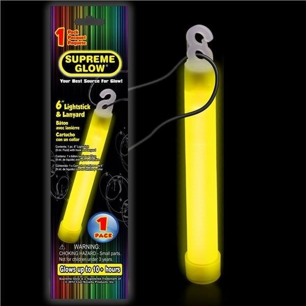 Glow - 6" Stick Yellow