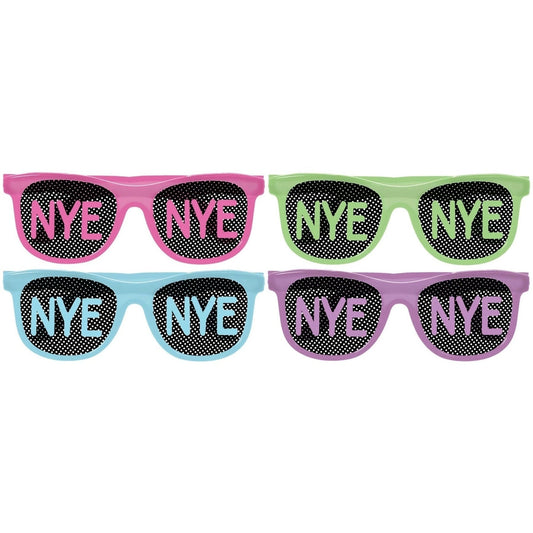 Glow In The Dark Glasses New Year's Glasses, Value Pack