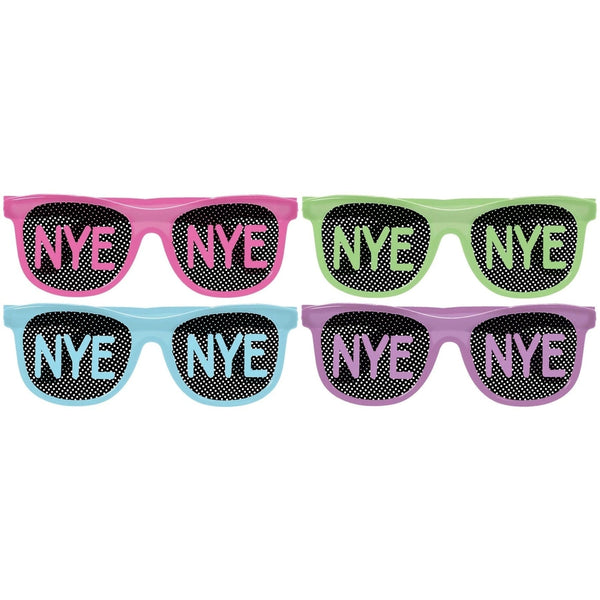 Glow In The Dark Glasses New Year's Glasses, Value Pack