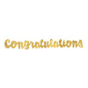 Gold Script " Congratulations" Banner