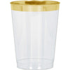 Gold Trim Tumbler, 10 Oz.